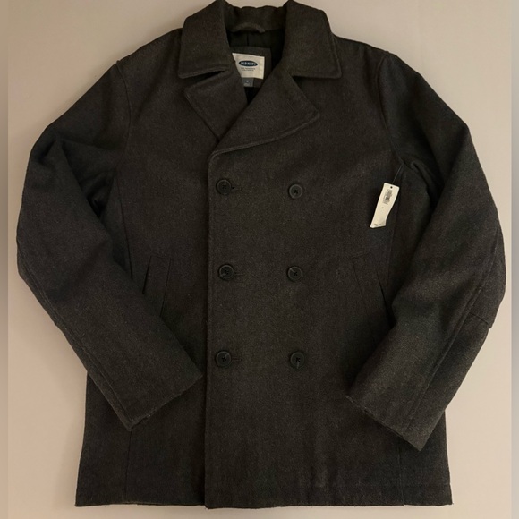Old Navy Other - NWT Old Navy Men’s Double Breasted Pea Coat Gray Size M